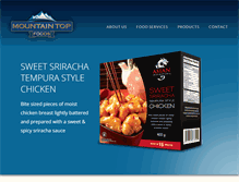 Tablet Screenshot of mountaintopfoods.com